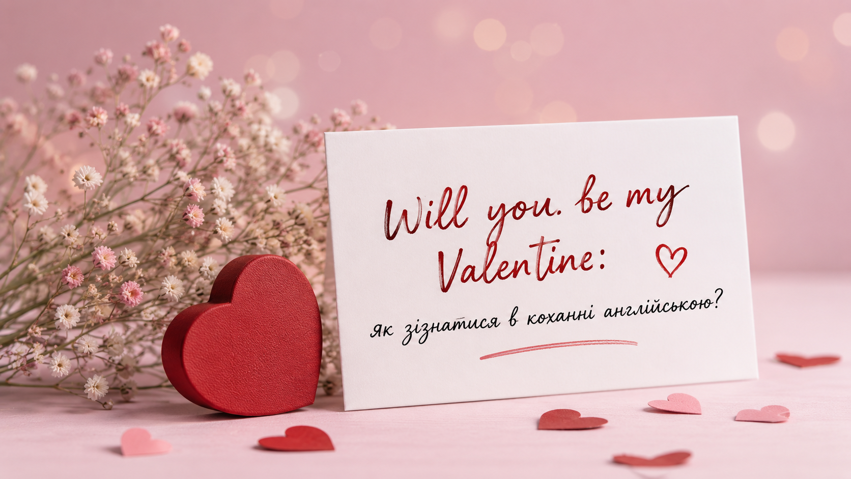 Will you be my Valentine: как признаться в любви на английском?